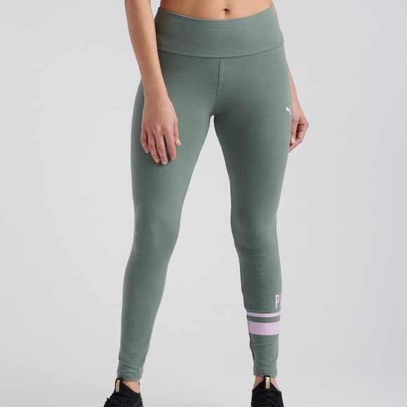 puma active logo leggings